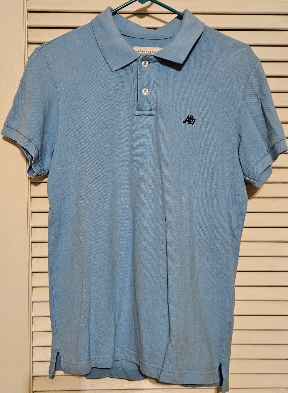 Aeropostale Baby Blue Polo Shirt